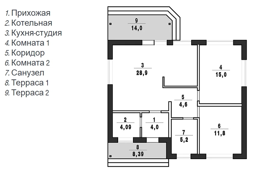 Коттедж 7 соток в КП Green Kvartal от 25 938 грн/м², с. Осещина