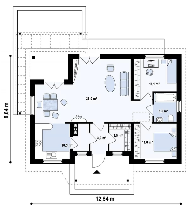 Коттедж 80 м² в КП Green Kvartal от 22 942 грн/м², с. Осещина
