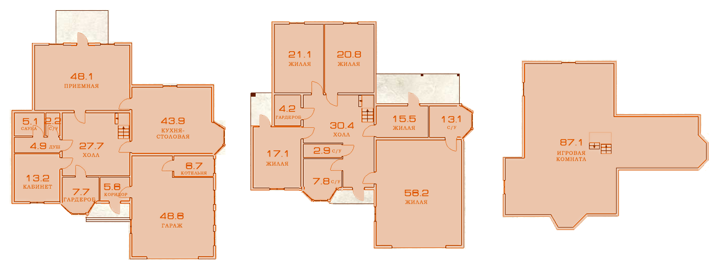 Коттедж 485 м² в КГ Гуровщина от 10 577 грн/м², с. Буча