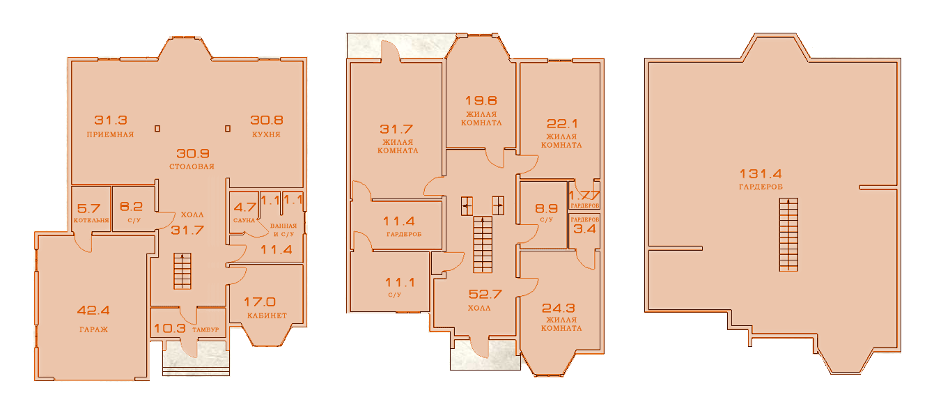 Коттедж 544 м² в КГ Гуровщина от 8 640 грн/м², с. Буча