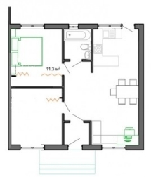 Таунхаус 57 м² в КГ Хуторок от 11 228 грн/м², с. Фурсы