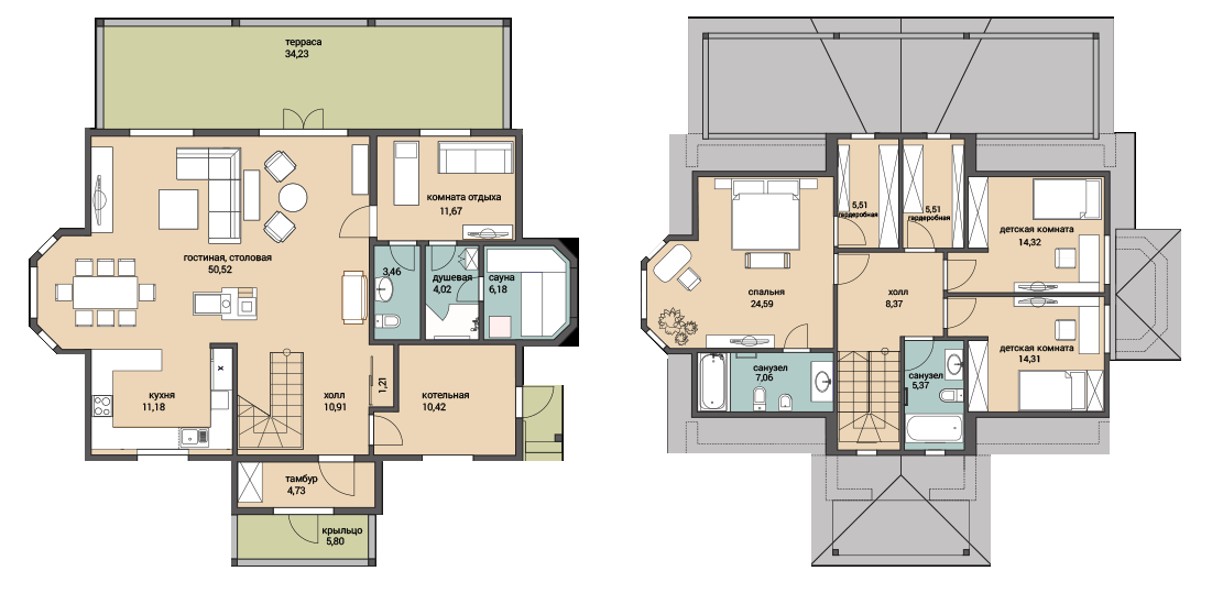 Коттедж 280 м² в КГ Бобрица-Парк от 16 107 грн/м², с. Бобрица