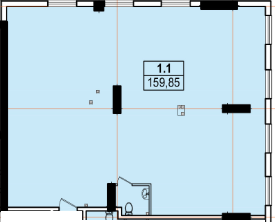 Приміщення вільного призначення 159.85 м² в ЖК Аполон від забудовника, Одеса