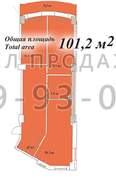 Свободная планировка 101.2 м² в ЖК Наследие Дерибаса от 46 700 грн/м², Одесса