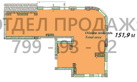 Свободная планировка 151.9 м² в ЖК Наследие Дерибаса от 46 700 грн/м², Одесса