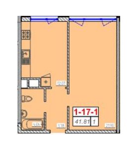 1-кімнатна 41.81 м² в ЖК Сорок шоста перлина від 15 250 грн/м², Одеса