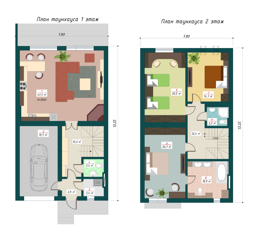 Таунхаус 165 м² в КМ Стоянка-2 від 21 150 грн/м², м. Ірпінь