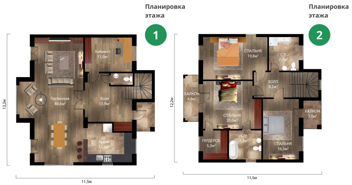 Котедж 180 м² в КМ Віта Паркова від забудовника, с. Віта-Поштова