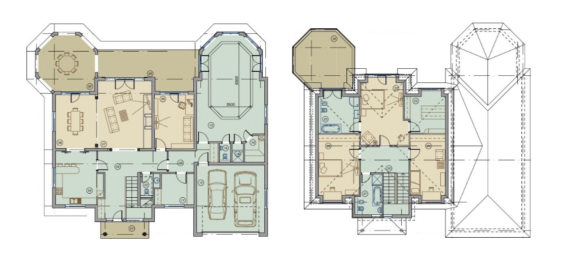 Коттедж 359.25 м² в КП Blaue Lagune от застройщика, пгт Козин