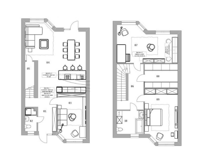 Таунхаус 3 сотки в Таунхаусы New Town от 13 521 грн/м², с. Гатное