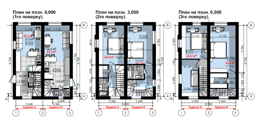 Дуплекс 73 м² в Дуплексы New Smart 5 от 13 836 грн/м², с. Софиевская Борщаговка