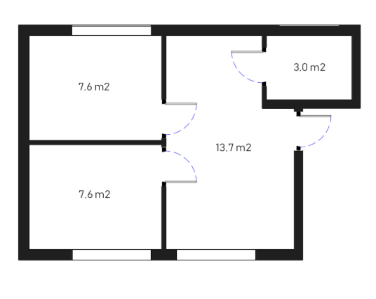 1-комнатная 32 м² в ЖК Barberry от застройщика, с. Софиевская Борщаговка