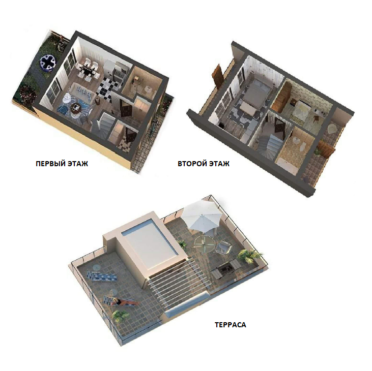 Таунхаус 96 м² в Таунхаус Domino Townhouse від 14 688 грн/м², с. Прилиманське