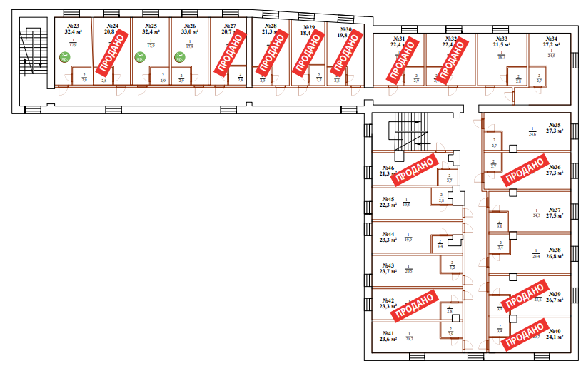 1-кімнатна 32.4 м² в ЖК Нетеченський від 13 550 грн/м², Харків