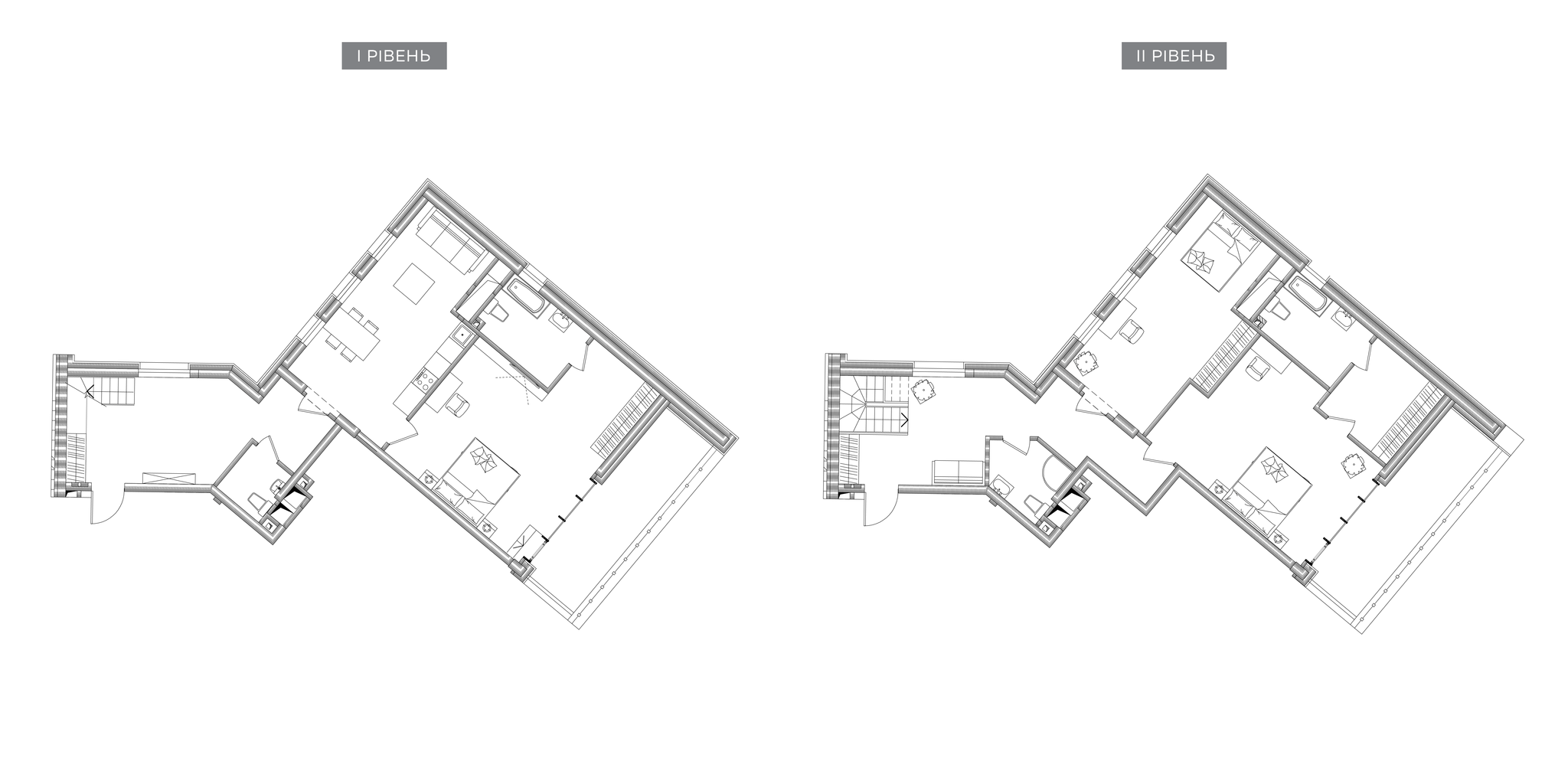 Дворівнева 171.3 м² в ЖК Alter Ego від 67 000 грн/м², Київ