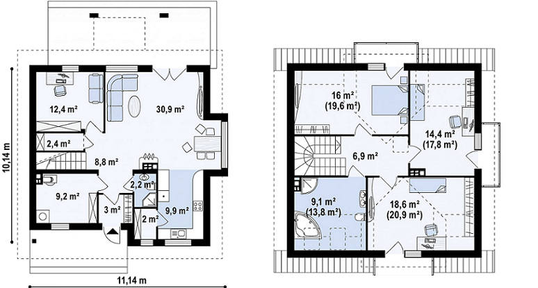 Коттедж 155 м² в КГ Орелька от 10 516 грн/м², пгт Обуховка