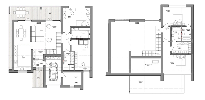 Коттедж 353 м² в КГ 4 Houses от застройщика, с. Новоалександровка