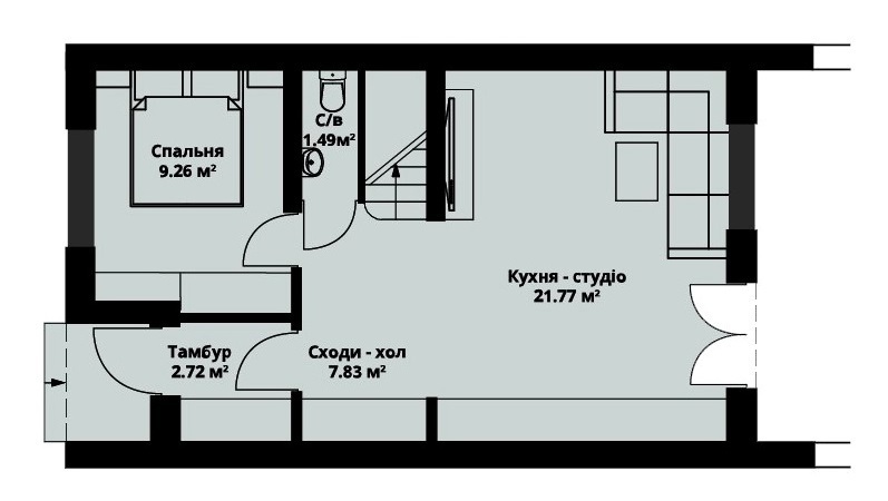 Таунхаус 124 м² в Таунхаусы Уютный от застройщика, г. Ирпень