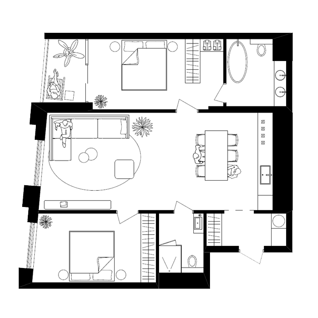 2-кімнатна 79.42 м² в ЖК Avalon 37 від 58 050 грн/м², Львів