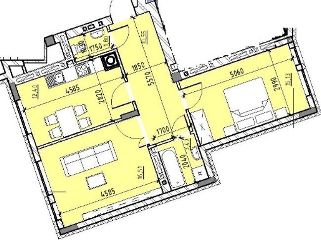 2-комнатная 59.86 м² в ЖК Бейкер Стрит. Шерлок Холмс от 40 500 грн/м², Львов