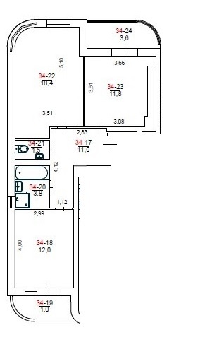 2-кімнатна 63.1 м² в ЖК на вул. Демнянська, 26, 30 від 16 800 грн/м², Львів