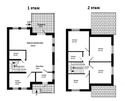 Дуплекс 127 м² в Дуплексы Бавария от застройщика, Днепр