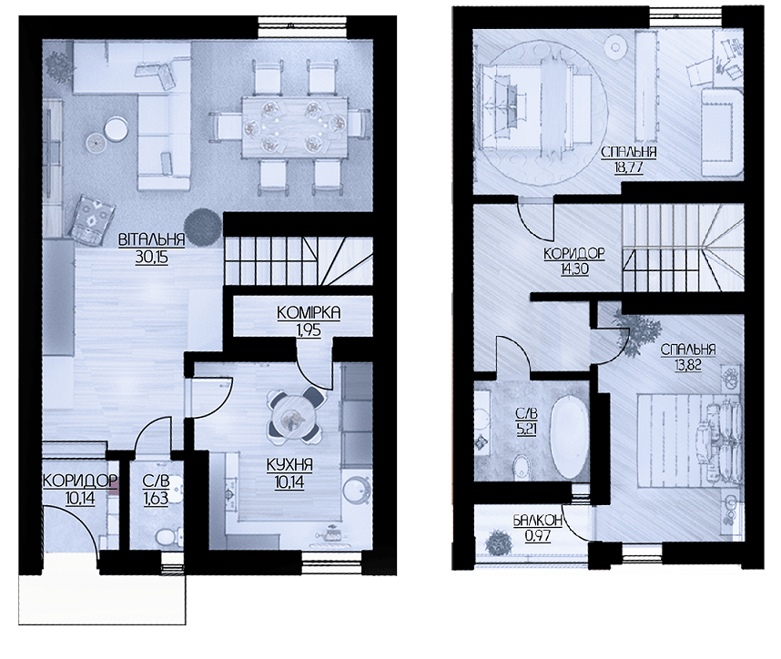 Таунхаус 99.58 м² в Таунхаус Династия от застройщика, Львов