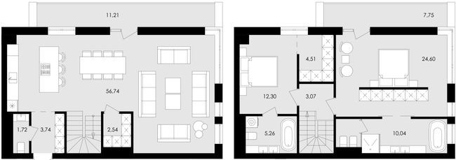 Двухуровневая 130.21 м² в ЖК Avalon Flex от 21 000 грн/м², Львов