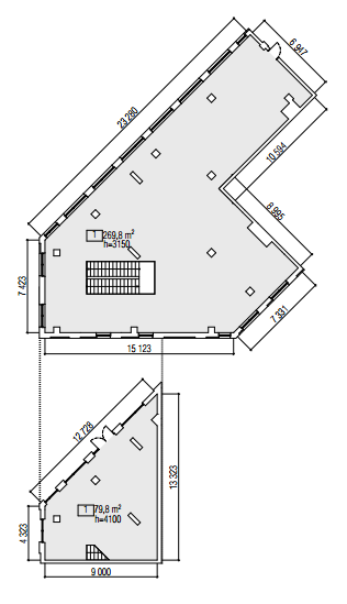 Торговельне приміщення 349.6 м² в ЖК San Francisco Creative House від забудовника, Київ