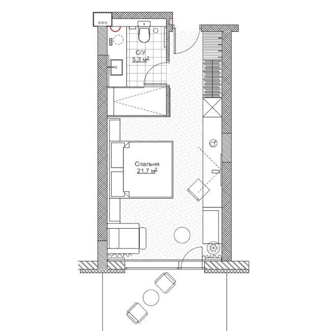 1-комнатная 23.78 м² в Апарт-готель Premier Resort от 77 300 грн/м², с. Поляница