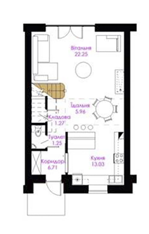 Таунхаус 115 м² в Таунхаусы Monaco от застройщика, г. Червоноград