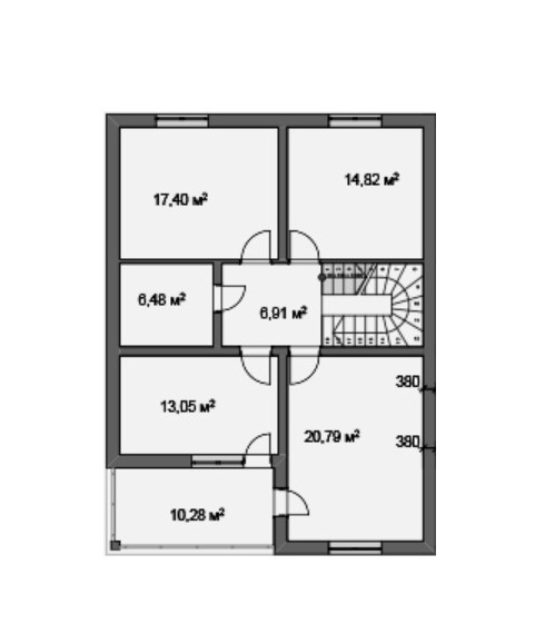 Дуплекс 164 м² в КГ Панич от застройщика, с. Сокольники