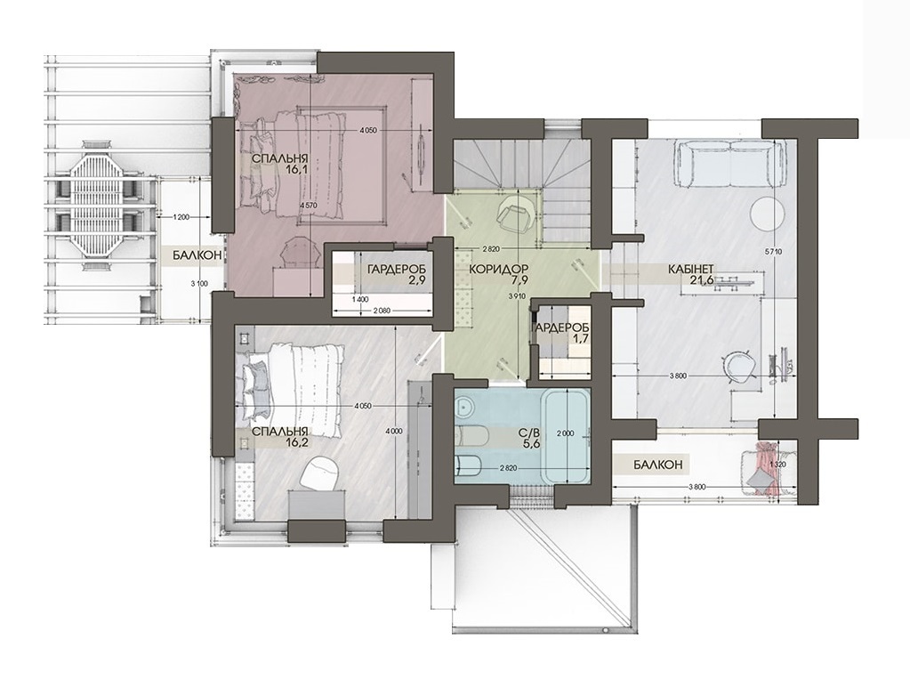 Дуплекс 150 м² в КГ Козирна вісімка от застройщика, с. Сокольники