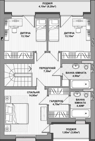 Таунхаус 145 м² в Таунхауси DreamVille від 16 621 грн/м², с. Солонка