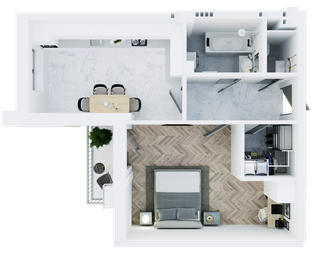 1-комнатная 51.95 м² в ЖК Сказка от 16 500 грн/м², пгт Брюховичи