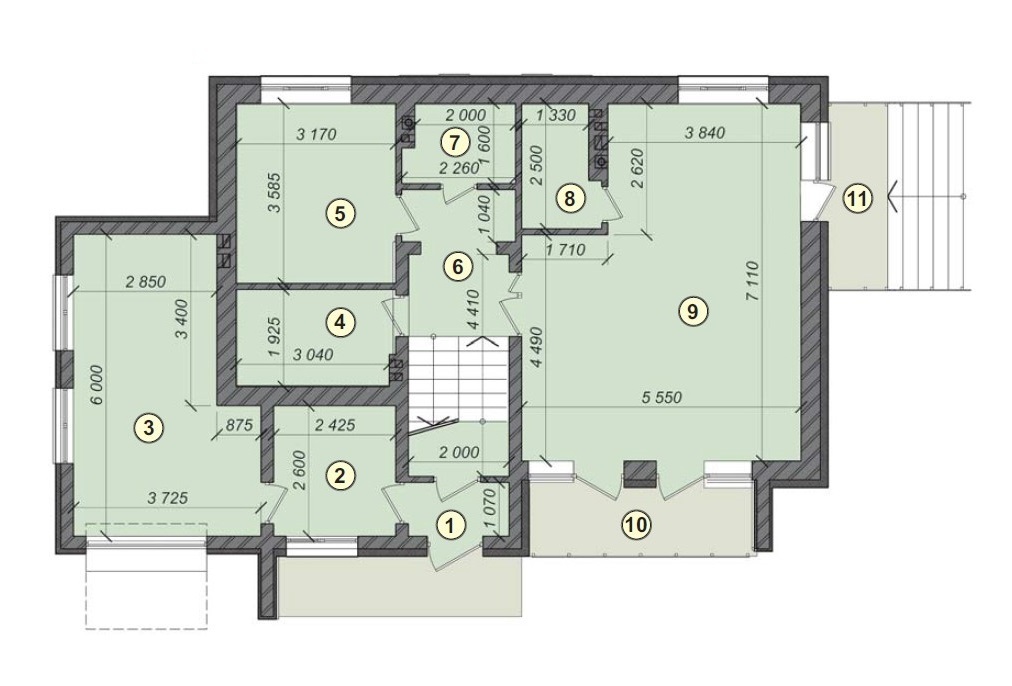 Коттедж 196.46 м² в КГ Lisopotik village от застройщика, с. Лесопоток