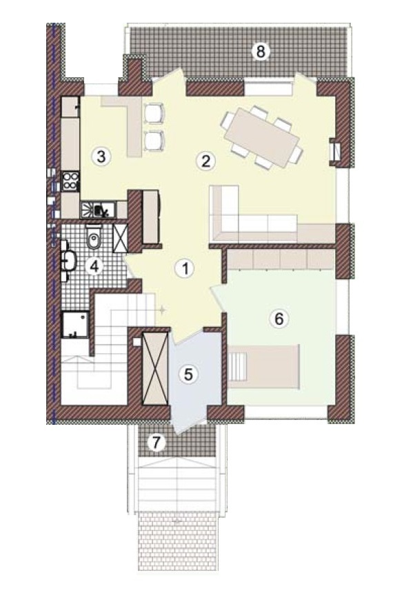 Таунхаус 136.96 м² в КГ Lisopotik village от застройщика, с. Лесопоток