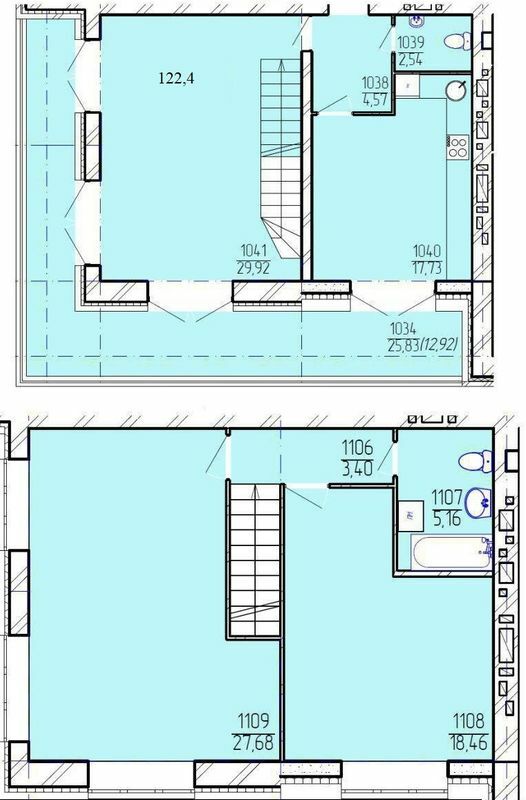 Дворівнева 122.4 м² в ЖК Гармонія 2 від забудовника, Хмельницький