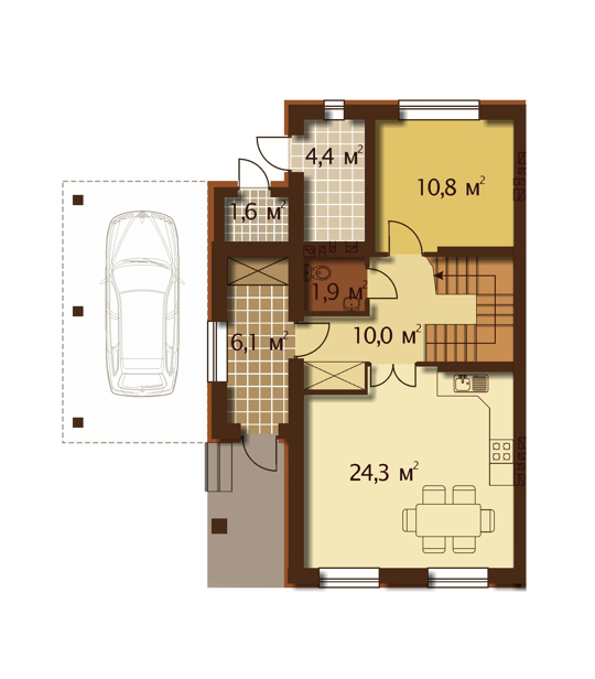 Дуплекс 123.8 м² в КГ Нова Конопниця от 15 235 грн/м², с. Конопница