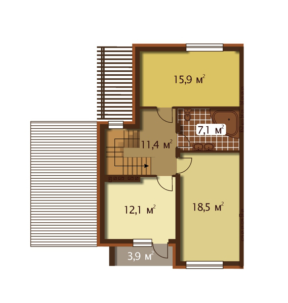Дуплекс 126.1 м² в КМ Нова Конопниця від забудовника, с. Конопниця