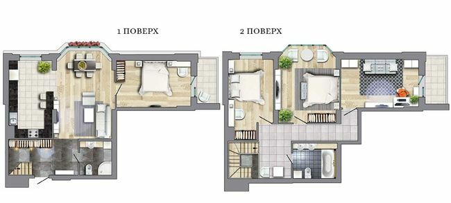 Двухуровневая 138.95 м² в ЖК КиевSky от застройщика, Чернигов