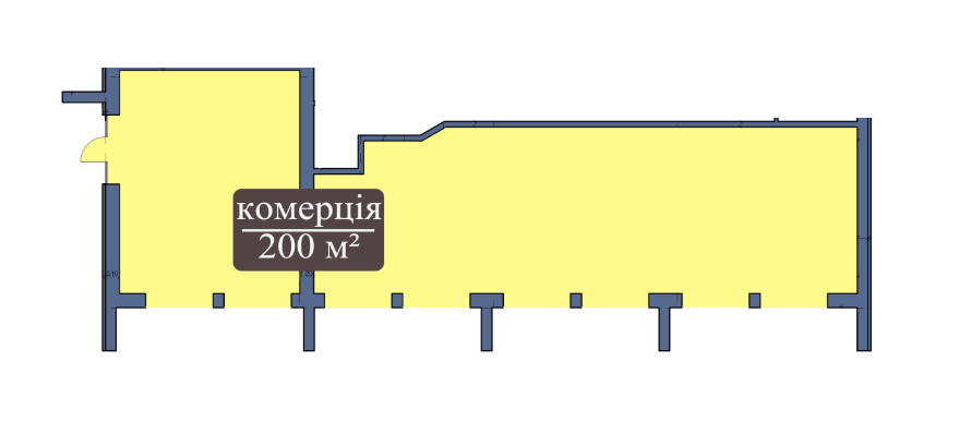 Приміщення вільного призначення 200 м² в ЖК Мрія Чернігів від забудовника, Чернігів