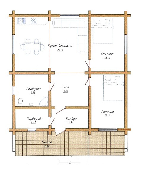 Коттедж 100 м² в КП Княжий Хутор от 11 300 грн/м², с. Новоселица