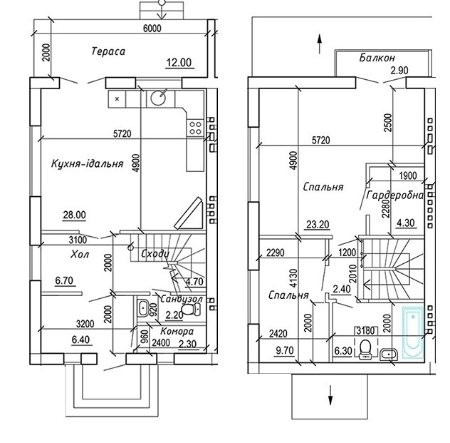 Дуплекс 96 м² в КГ Dream Town от 16 563 грн/м², Черкассы