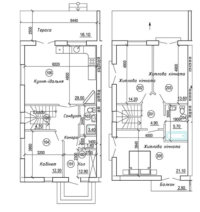 Дуплекс 126 м² в КМ Dream Town від 16 587 грн/м², Черкаси