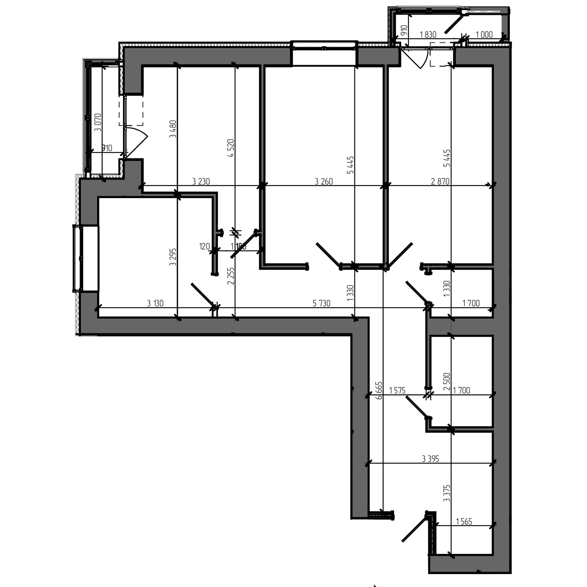 3-кімнатна 87.2 м² в ЖК Театральний від 24 450 грн/м², Рівне