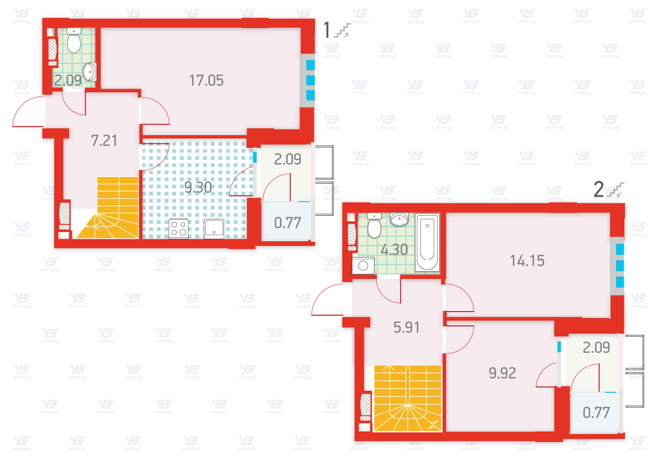 3-кімнатна 75.65 м² в ЖК Чарівне Місто від 20 900 грн/м², Київ