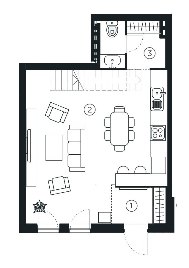 Таунхаус 87.43 м² в Таунхауси Park Town від 24 019 грн/м², смт Гостомель