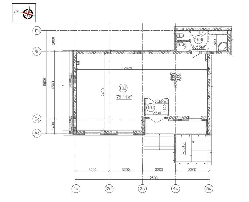 Приміщення вільного призначення 91.58 м² в ЖК Рідне місто від 32 000 грн/м², Київ