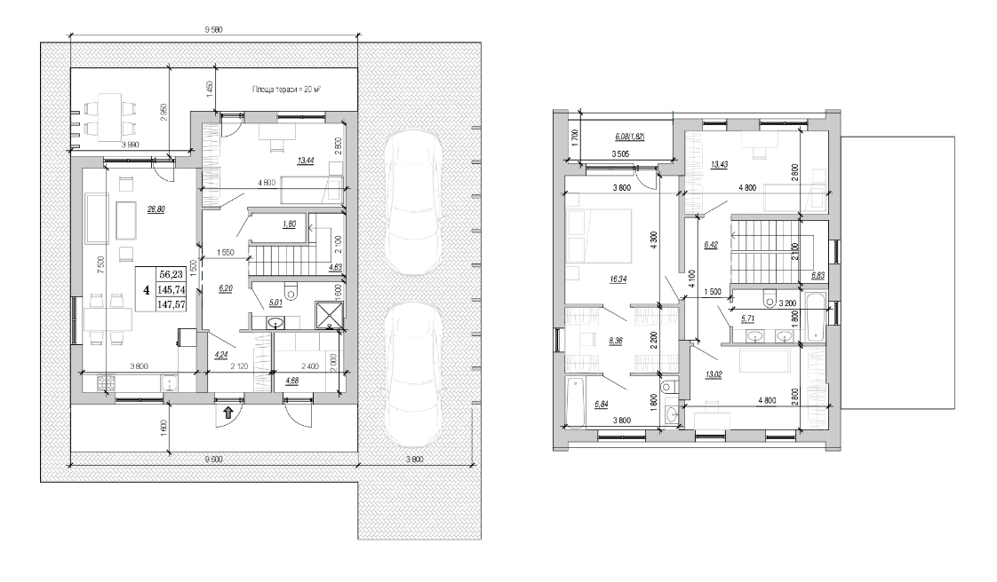 Коттедж 145 м² в КП Фортеця Колонщины от 17 793 грн/м², с. Колонщина